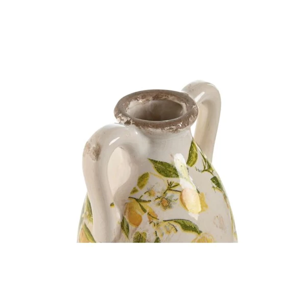 Váza citrom mintás 13x13x35 cm