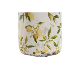 Váza citrom mintás 15x15x31,5 cm