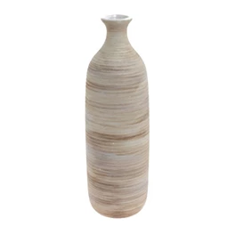 Váza csíkos 10,5x10,5x33,5 cm