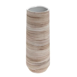 Váza csíkos 8,5x8,5x22,5 cm