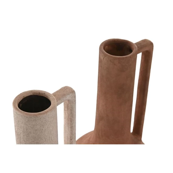 Váza füllel, ráncolt 16x16x35 cm 2 féle