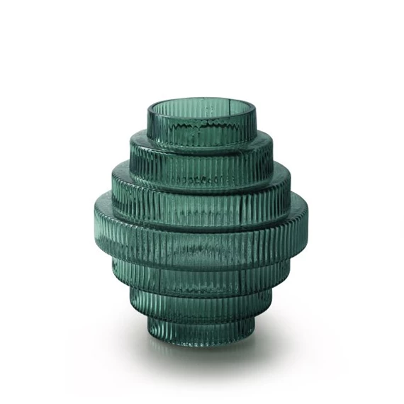 Váza geometrikus 17,5x14,5 cm