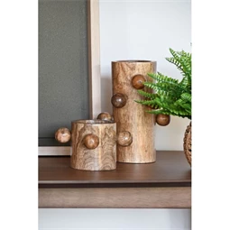 Váza gömbökkel 16x16x10 cm