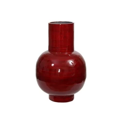 Váza, gömbölyű 10x30 cm