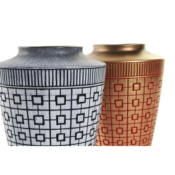 Váza keleti mintás 17x17x20 cm 2 féle