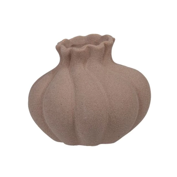 Váza homokfúvott 12x10 cm