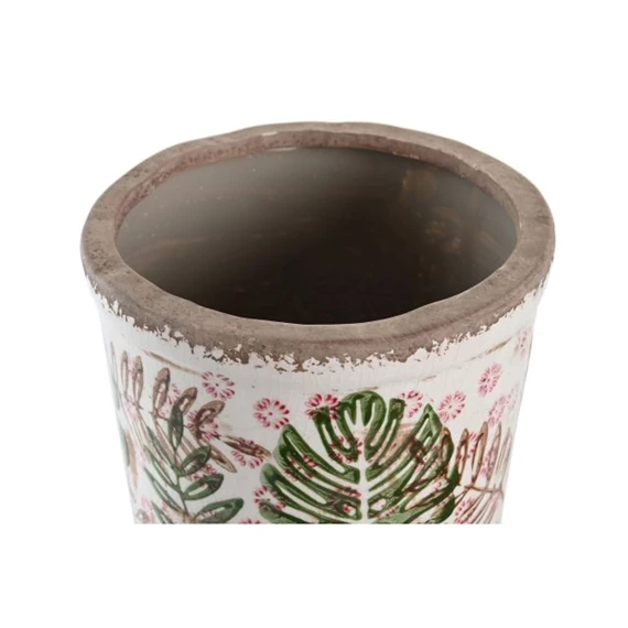 Váza leveles 14x14x25 cm