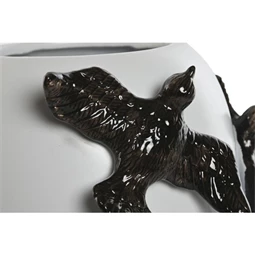 Váza madárral 27x27x29,5 cm