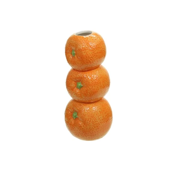 Váza narancs formájú 8x7,5x19 cm