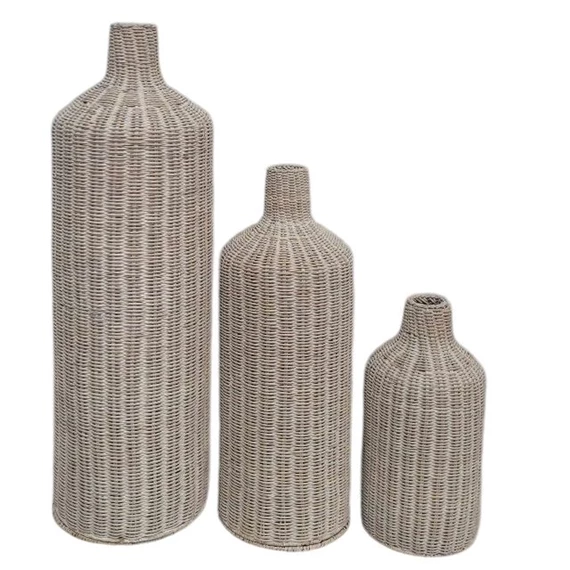 Váza szett 25x25x80 cm S/3