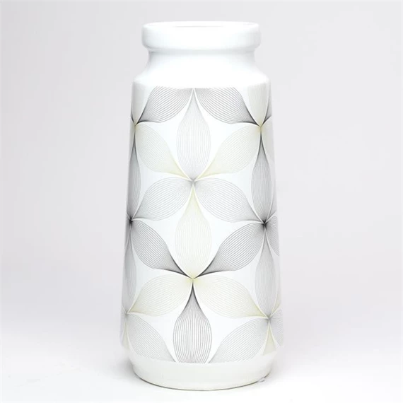 Váza virág mintával 14x30x9 cm