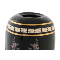 Váza virágokkal 14x14x24 cm