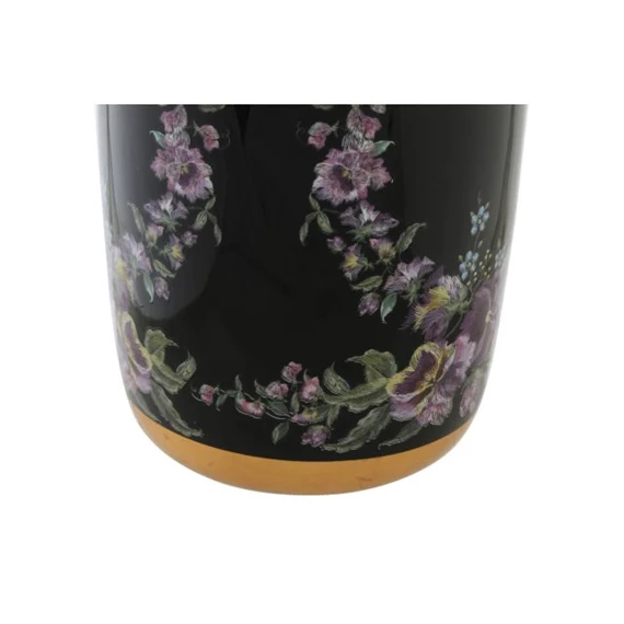 Váza virágokkal 14x14x24 cm