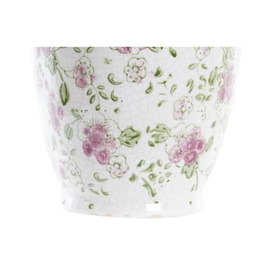 Váza virágos 13x13x35 cm