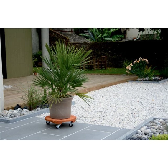 Virágalátét gurulós 30 cm