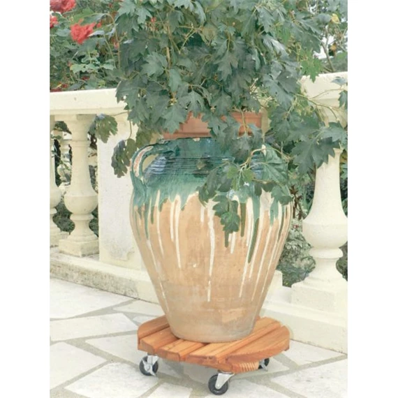 Virágalátét gurulós 30 cm