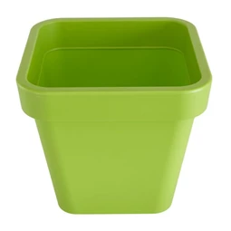 Virágcserép dupla falú szögletes 25x17x22 cm