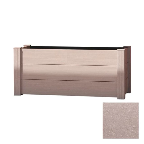 DALIA virágláda fa hatású 100x40x42 cm