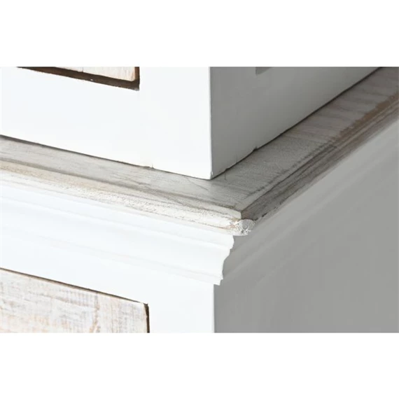 Vitrin 3 fiókkal 180x45x220 cm