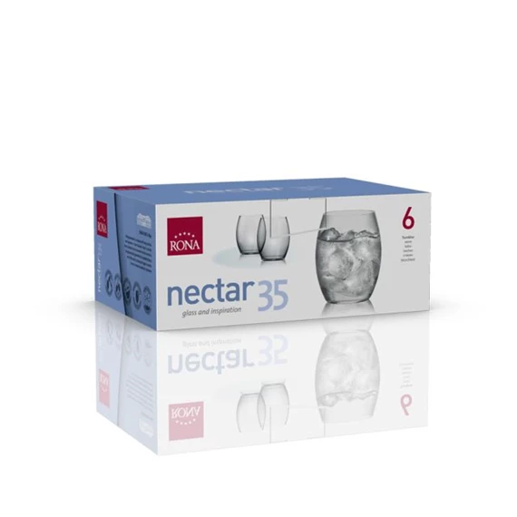 Whisky pohár NECTAR 350 ml 8x9,5 cm S/6