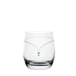 Whisky pohár Swarovski kristállyal 350 ml 9,5x8,4 cm S/6