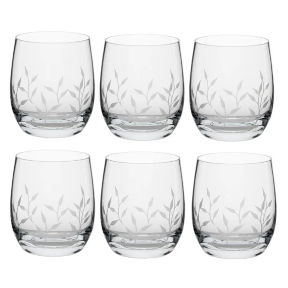 Whisky pohár Swarovski kristállyal 350 ml 9,5x8,4 cm S/6